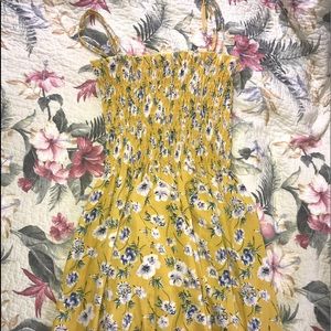 Floral Spaghetti Strap Dress